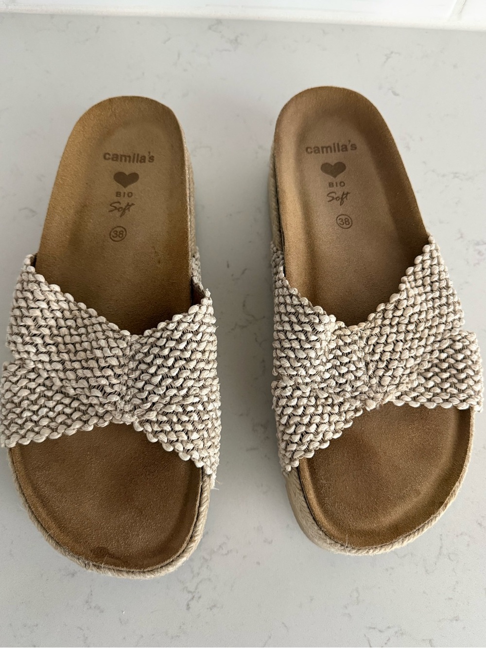 CAMILA’S Woven Slide Sandals